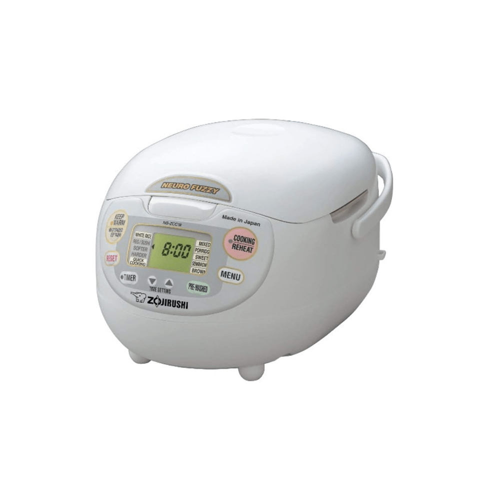 Zojirushi Neuro Fuzzy 10-Cup Rice Cooker and Warmer (Premium White)