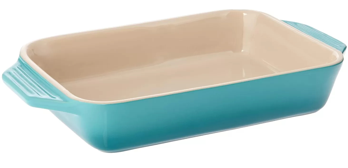 Le Creuset Stoneware Rectangular Dish, 1.8 qt., Caribbean