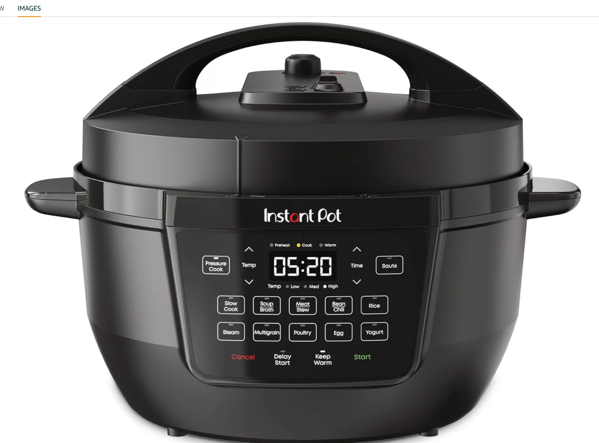 Instant Pot RIO Wide Base, 7.5 Quarts