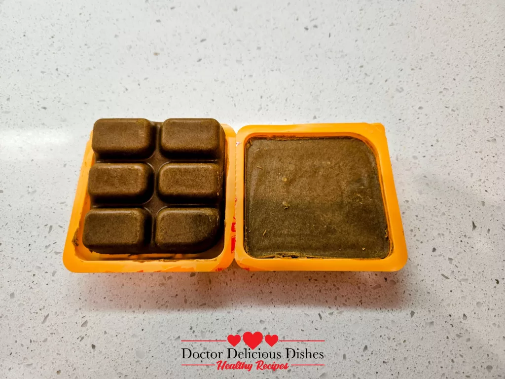 Japanese curry roux opened to show the blocks of curry concentrate, ready to transform the dish into a perfect Japanese Chicken Curry Recipe.